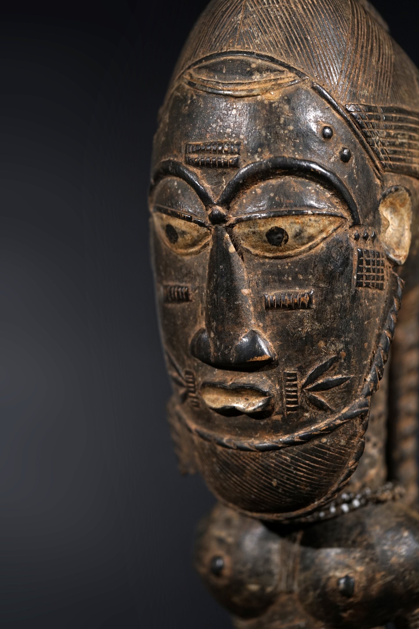 A male Baule sculpture
