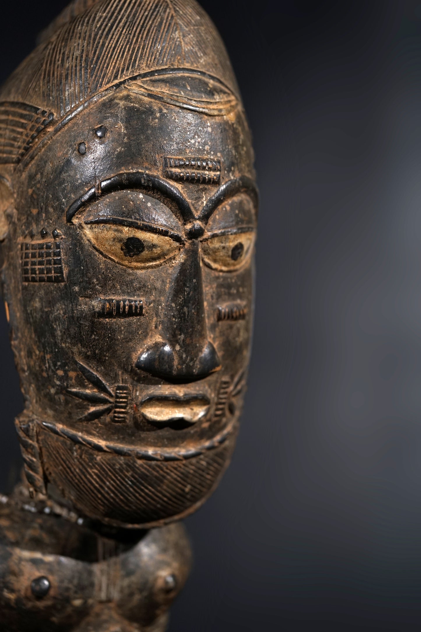 A male Baule sculpture