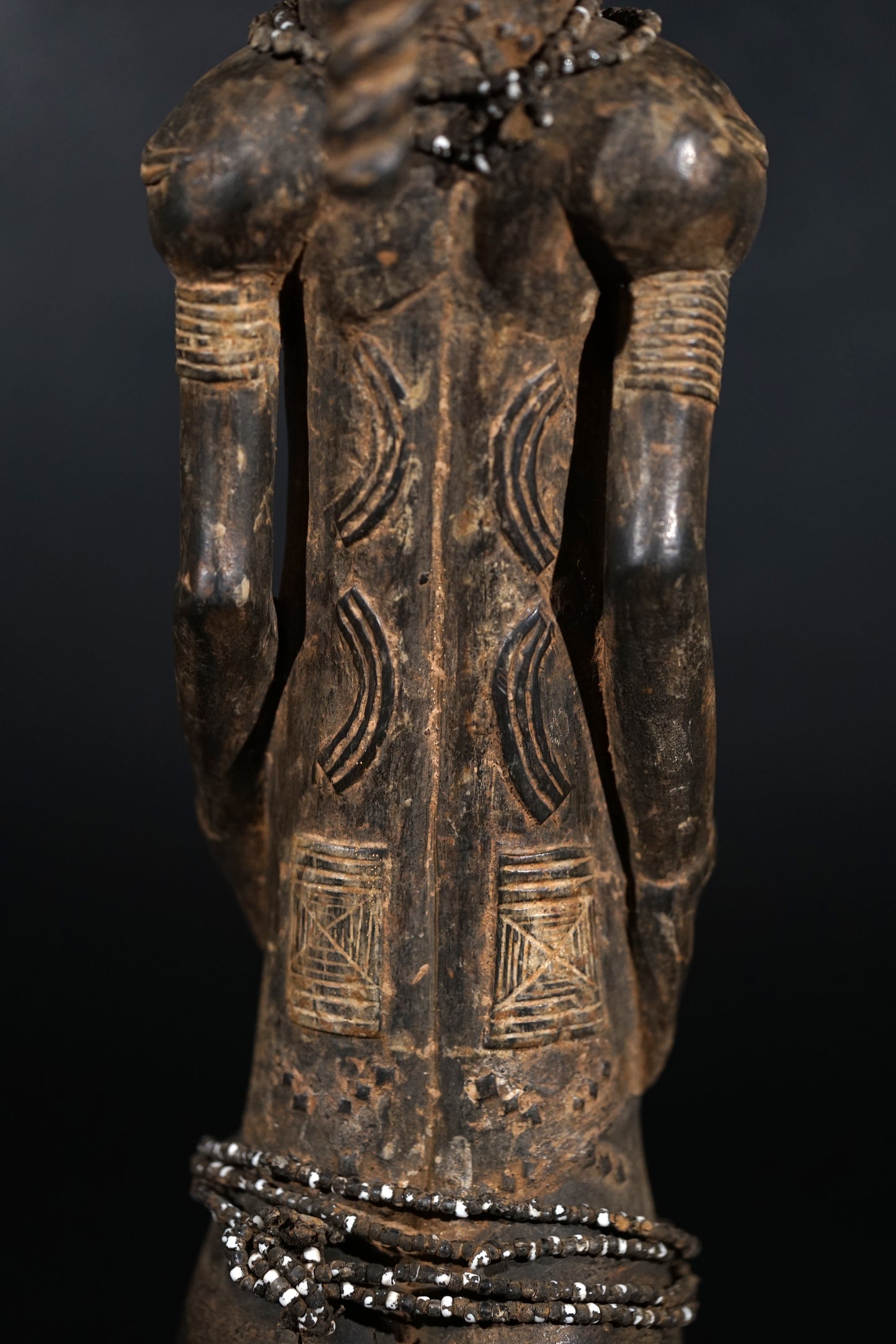 A male Baule sculpture