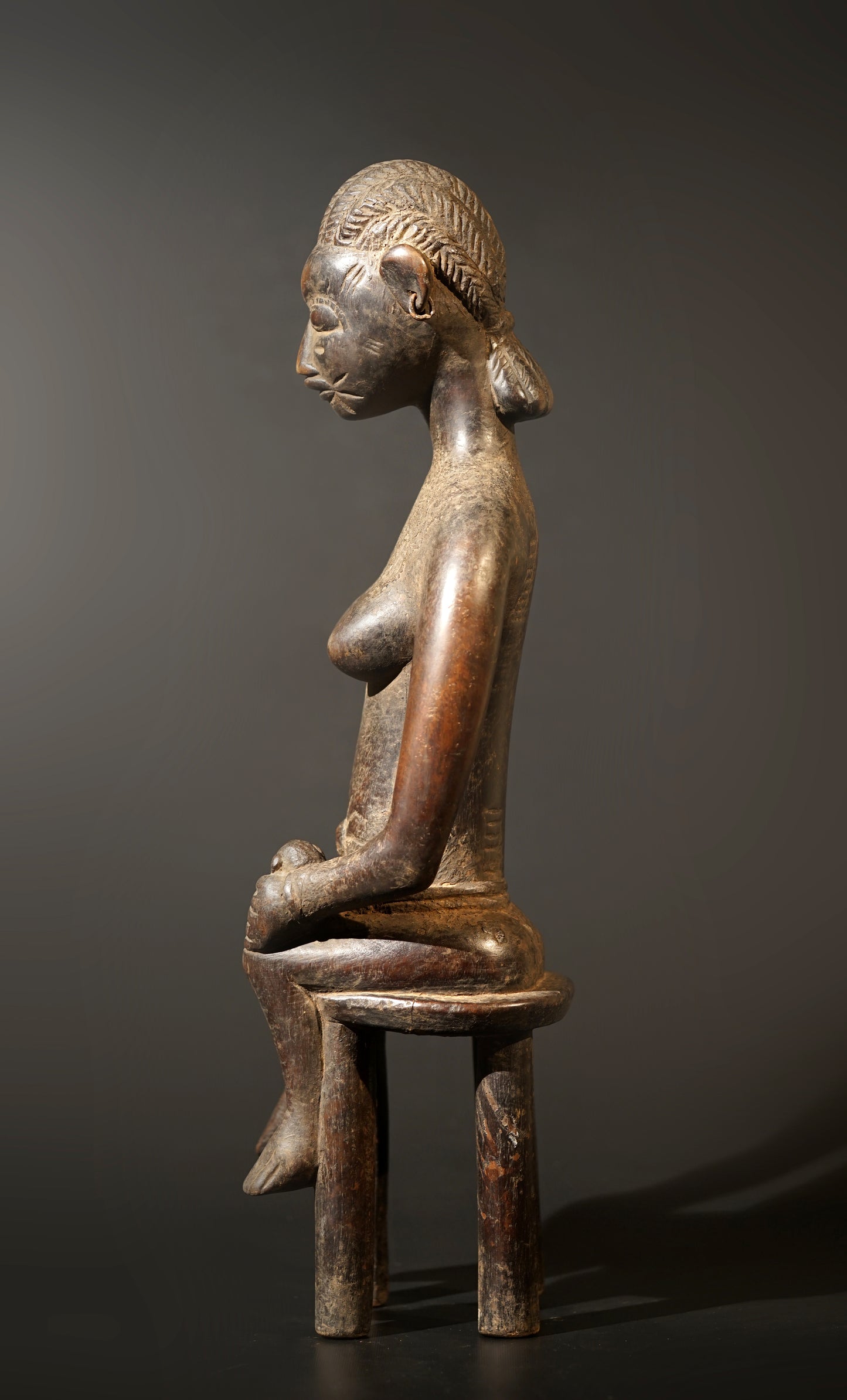 A female Senufo sculpture