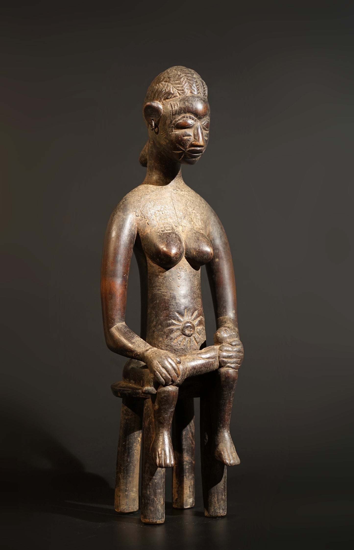 A female Senufo sculpture