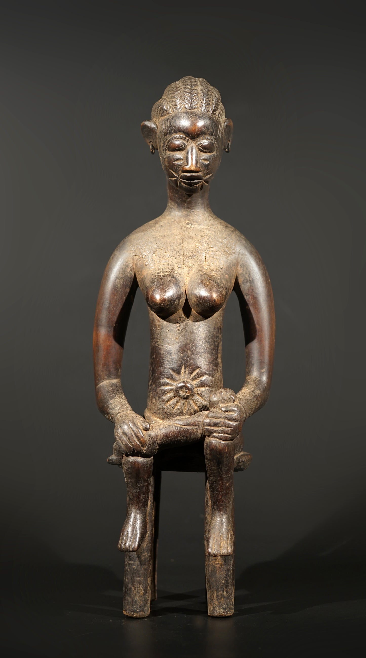 A female Senufo sculpture