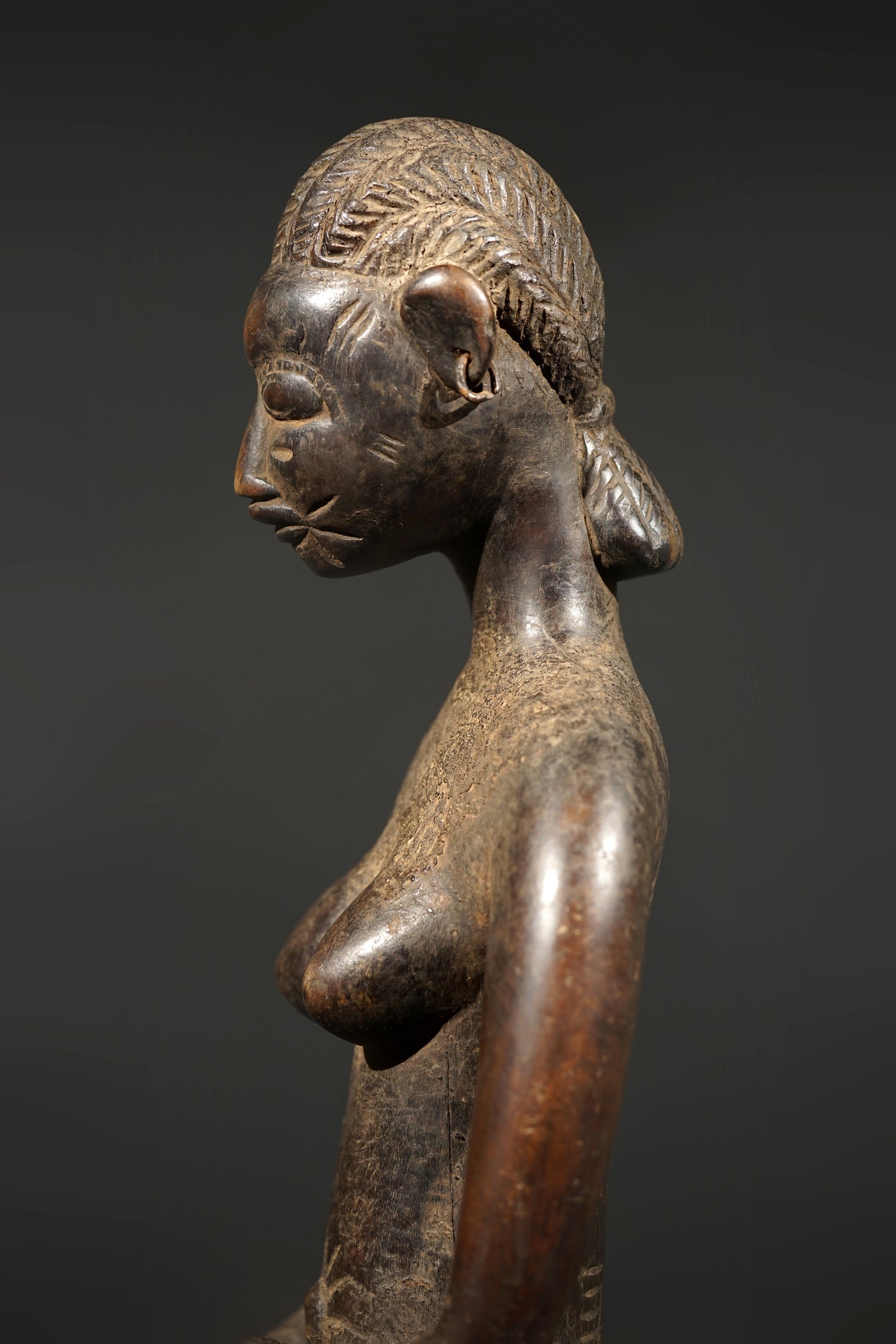 A female Senufo sculpture