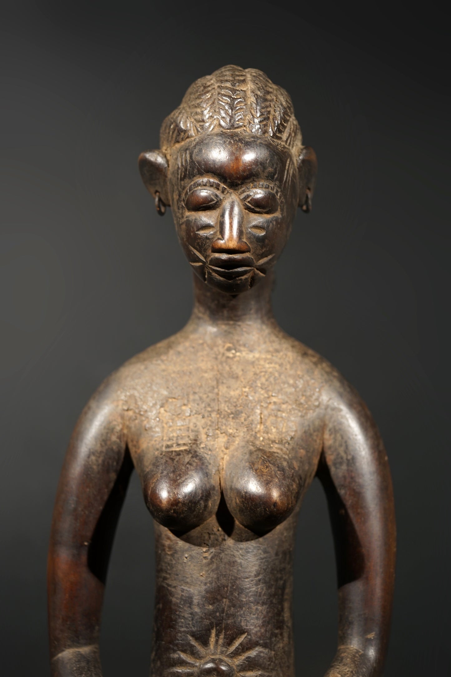 A female Senufo sculpture