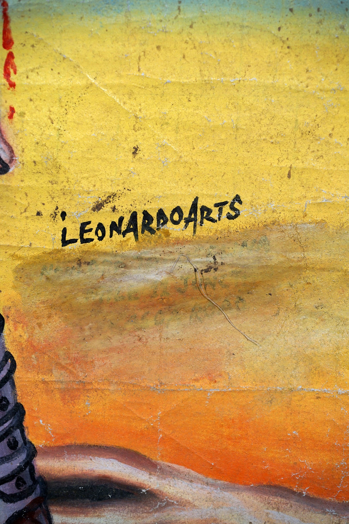 "Beauty of the Barbarian - Man against Woman", painted by Leonardo Arts