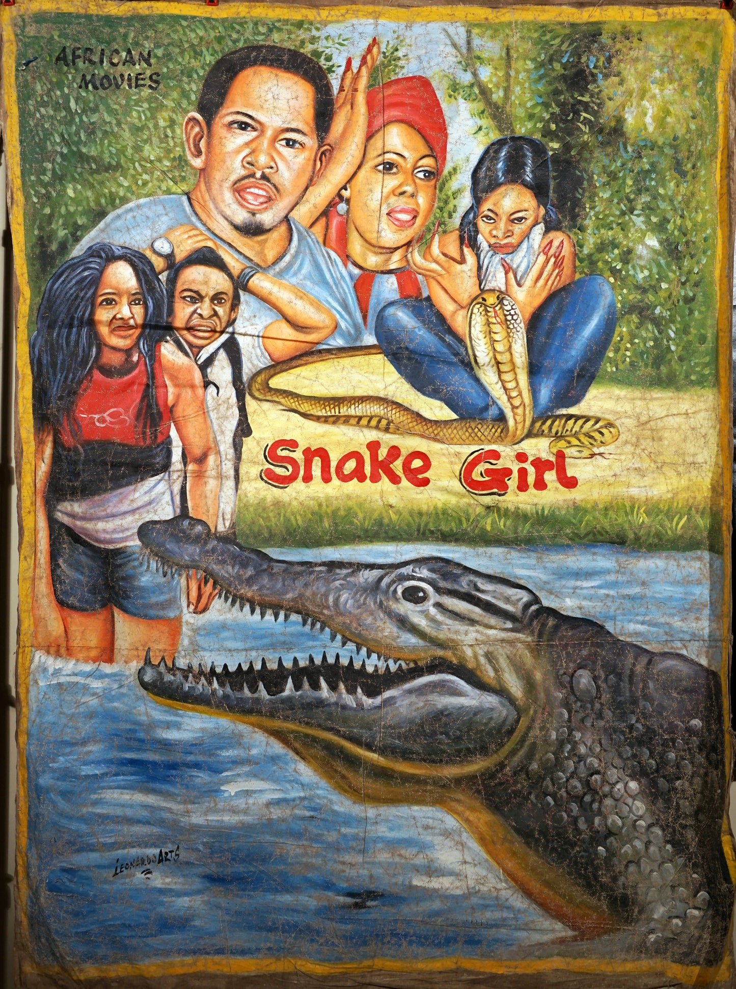 "Snake Girl" by Leonardo Arts