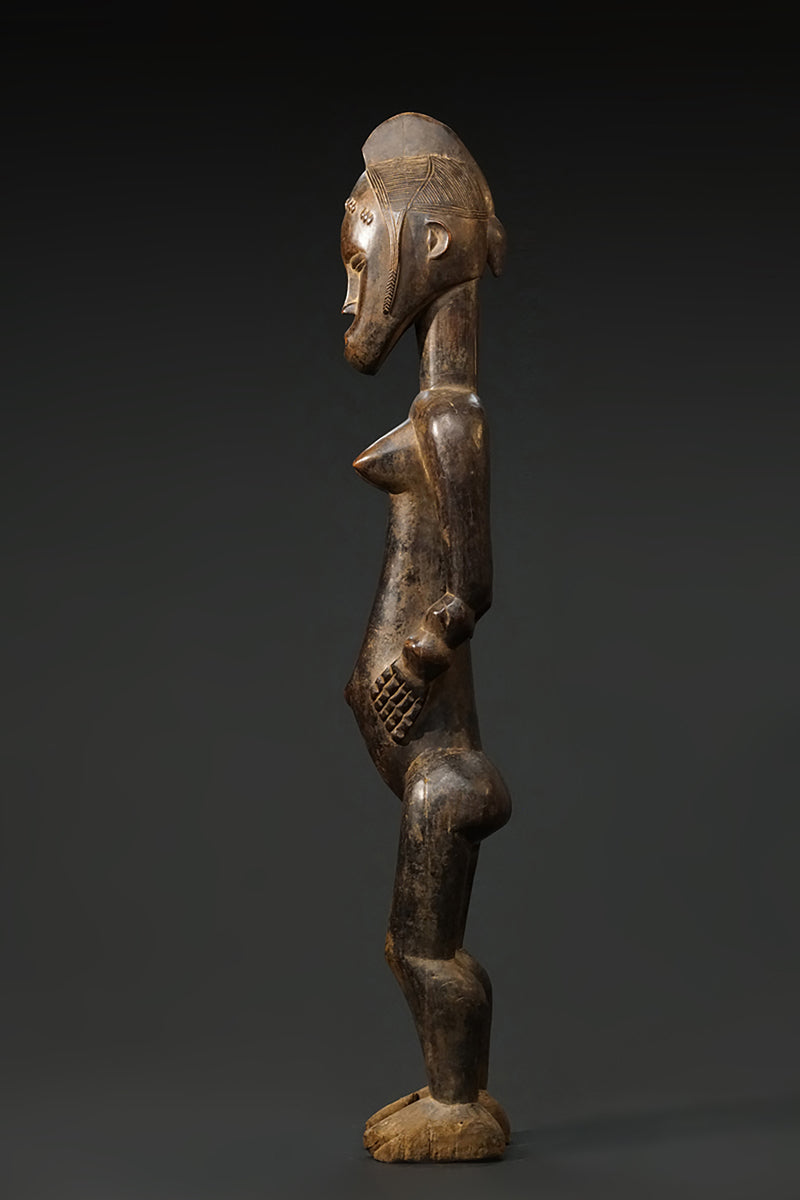 A rare female Guro sculpture