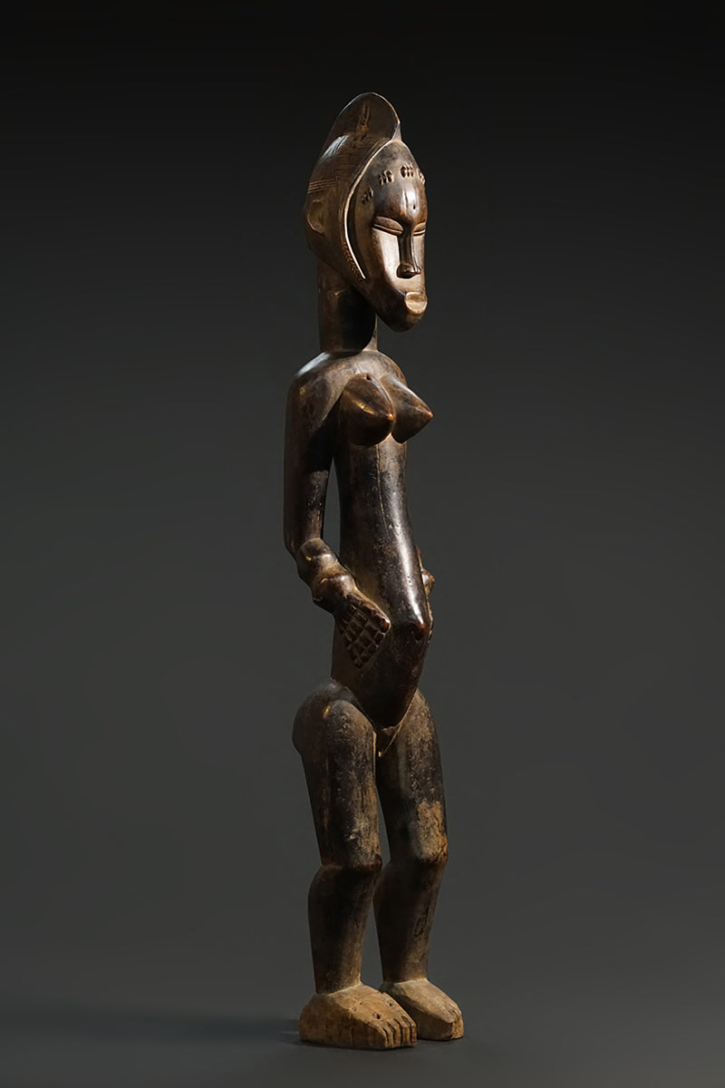 A rare female Guro sculpture