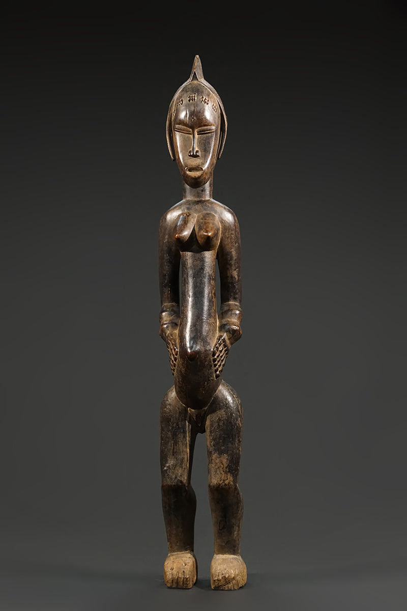A rare female Guro sculpture