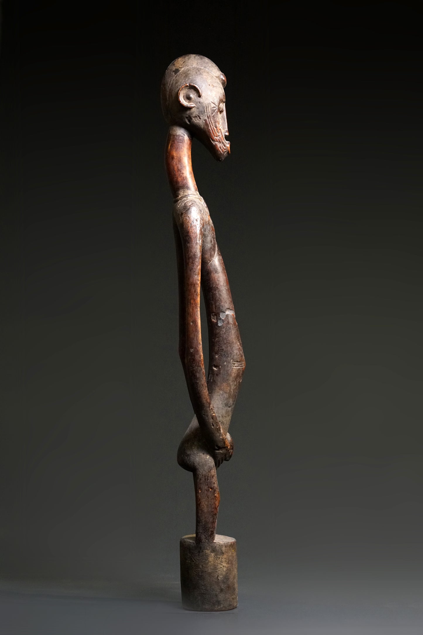 A male Senufo Rhythm Pounder, called Déblé