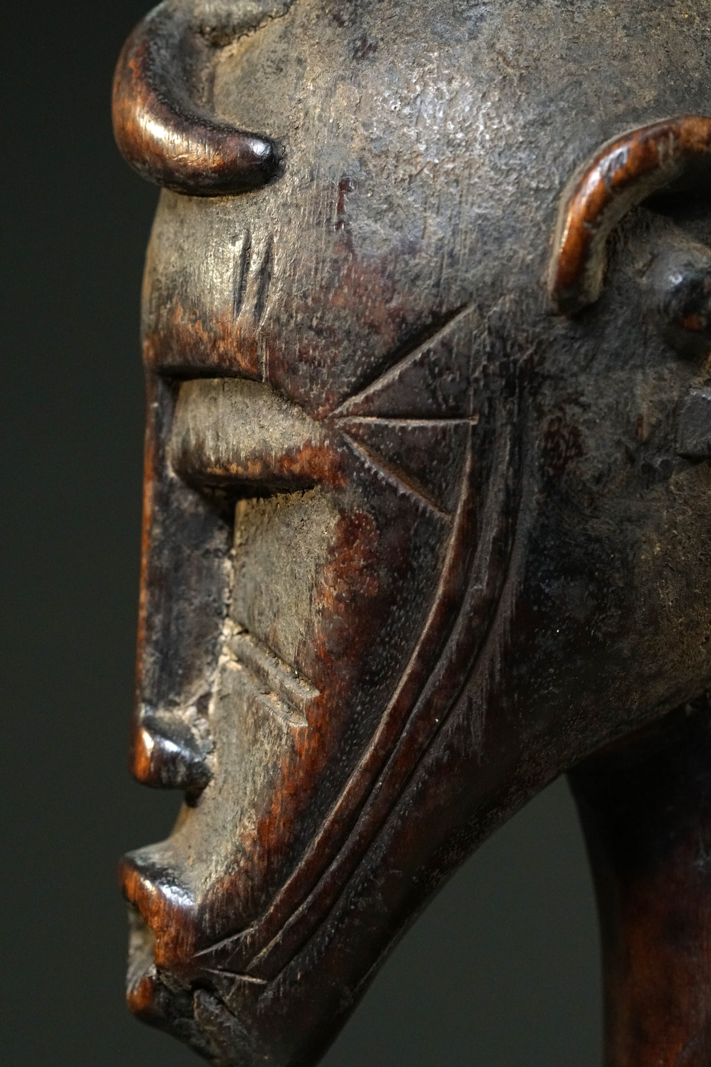 A male Senufo Rhythm Pounder, called Déblé