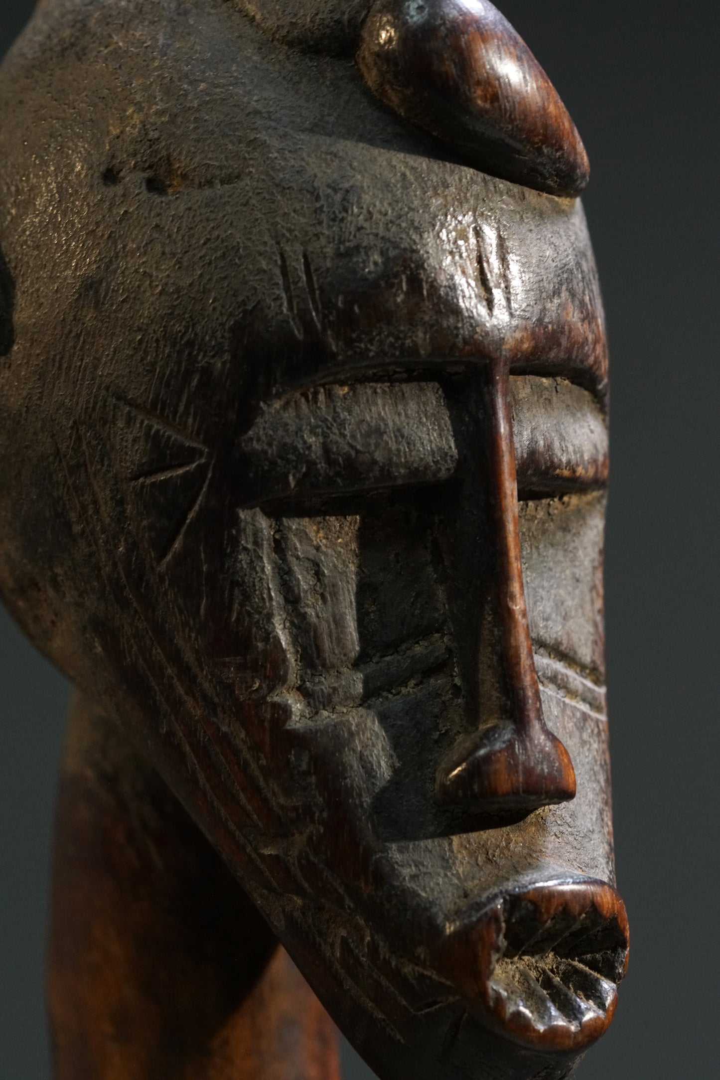 A male Senufo Rhythm Pounder, called Déblé