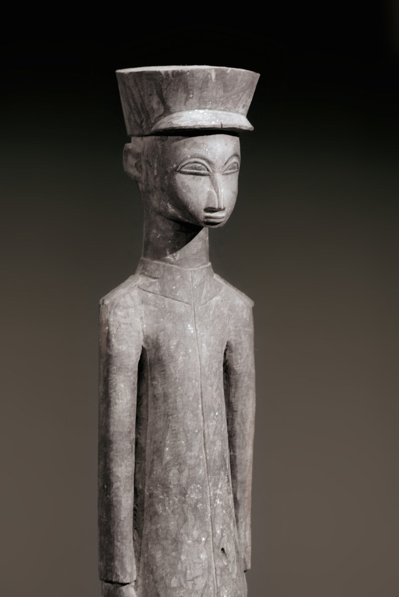 A large male sculpture of Kilite Noufé (1940 - 2013)