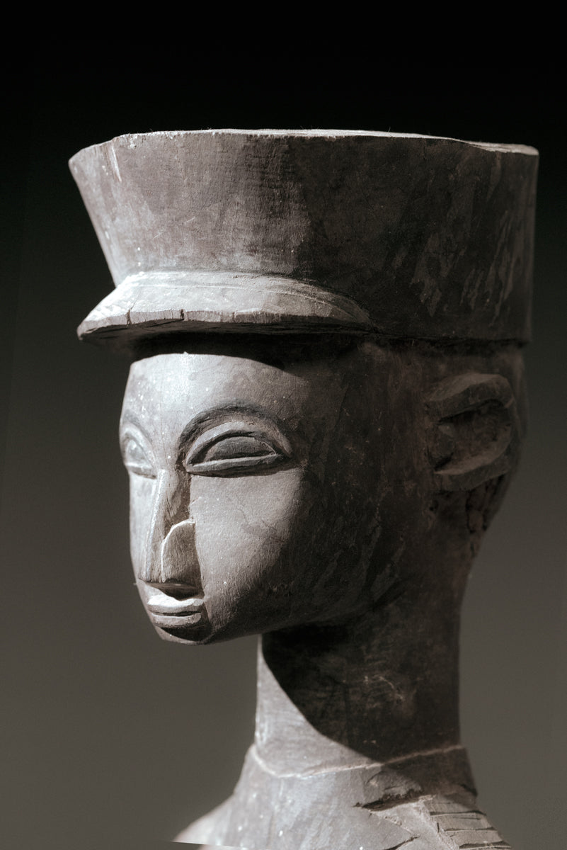 A large male sculpture of Kilite Noufé (1940 - 2013)