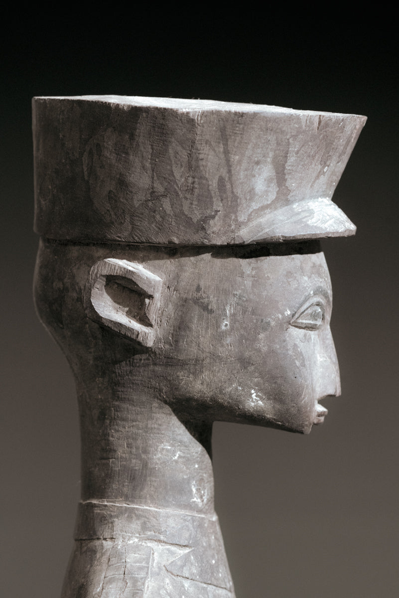 A large male sculpture of Kilite Noufé (1940 - 2013)
