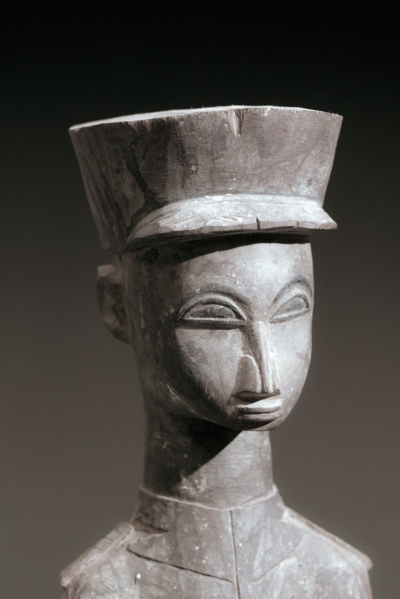 A large male sculpture of Kilite Noufé (1940 - 2013)