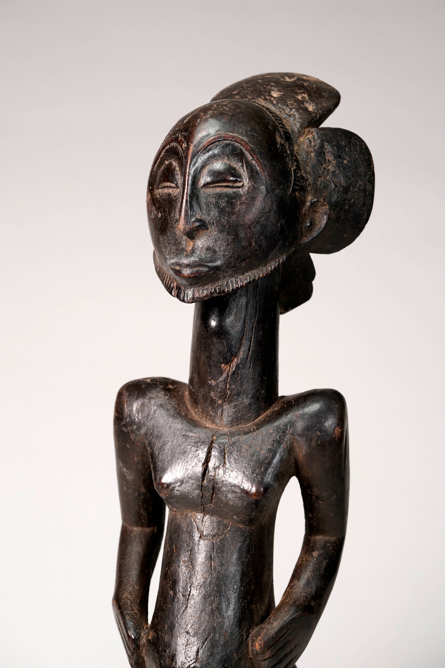 A fragmentary male Hemba statue