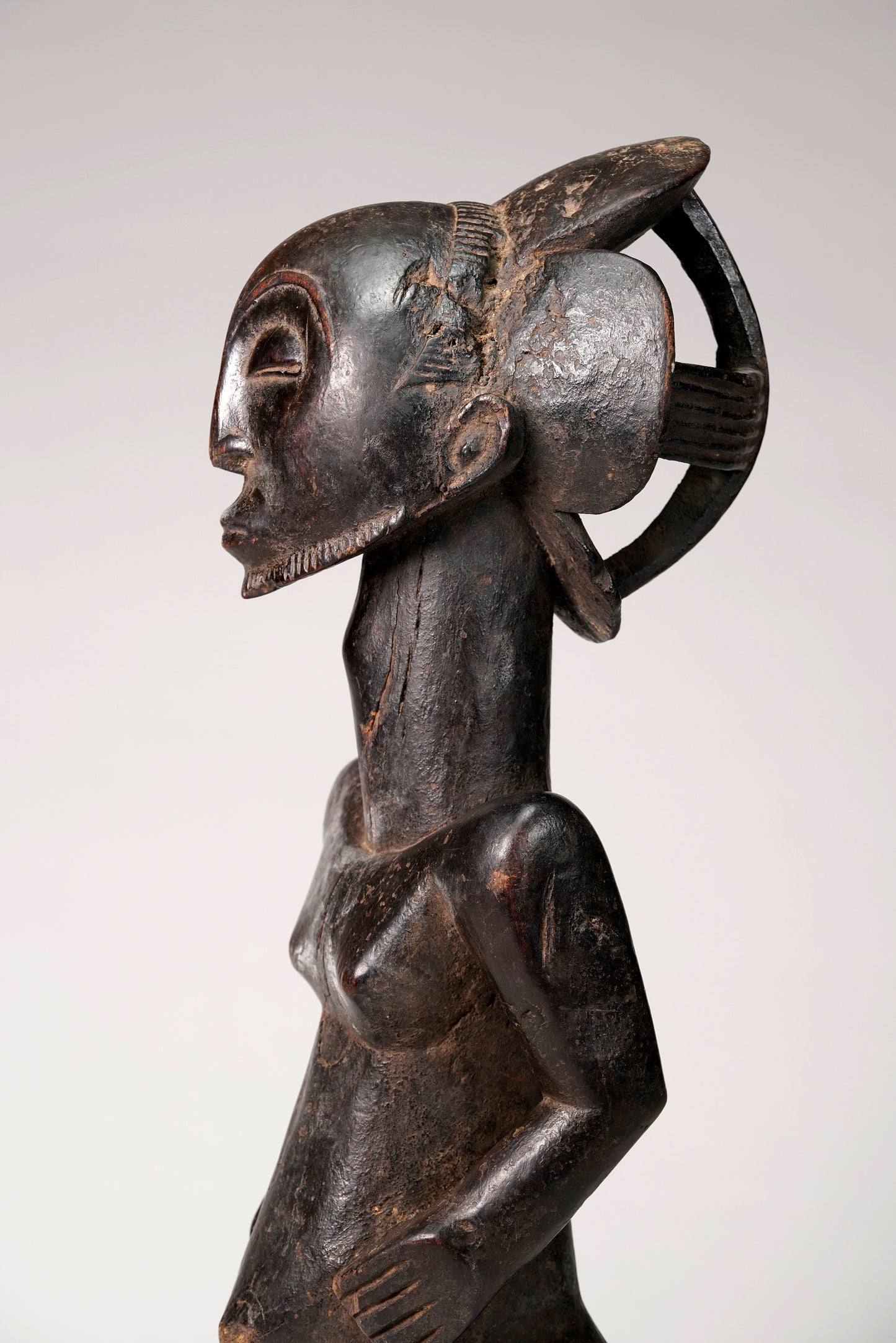 A fragmentary male Hemba statue