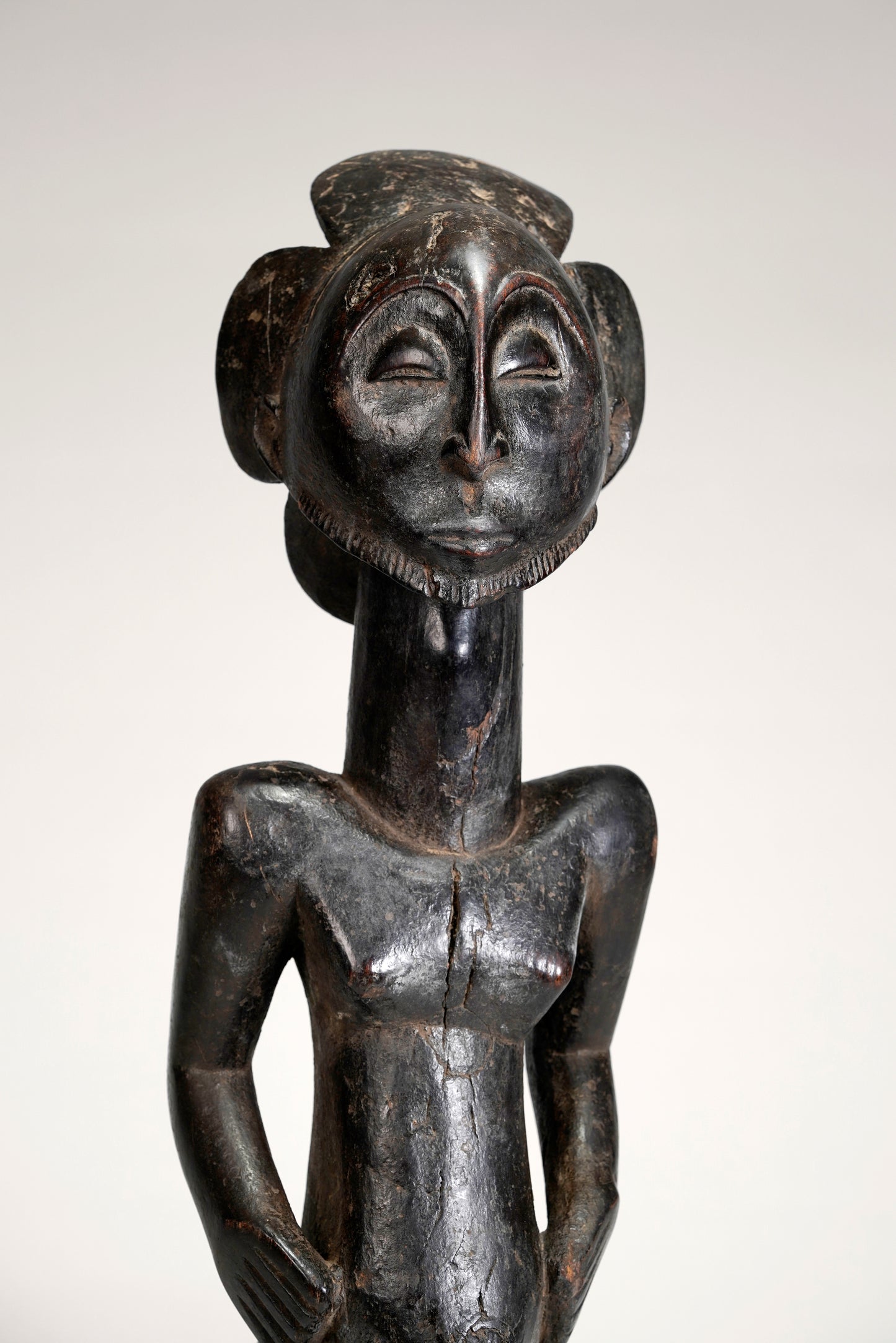 A fragmentary male Hemba statue