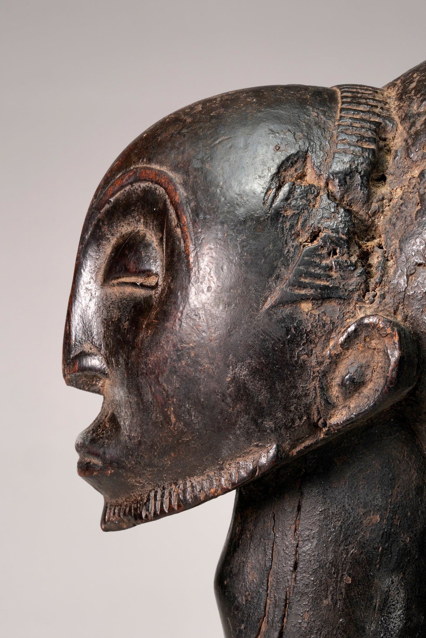 A fragmentary male Hemba statue