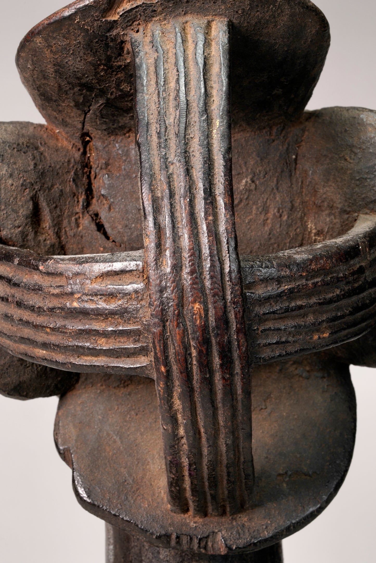 A fragmentary male Hemba statue