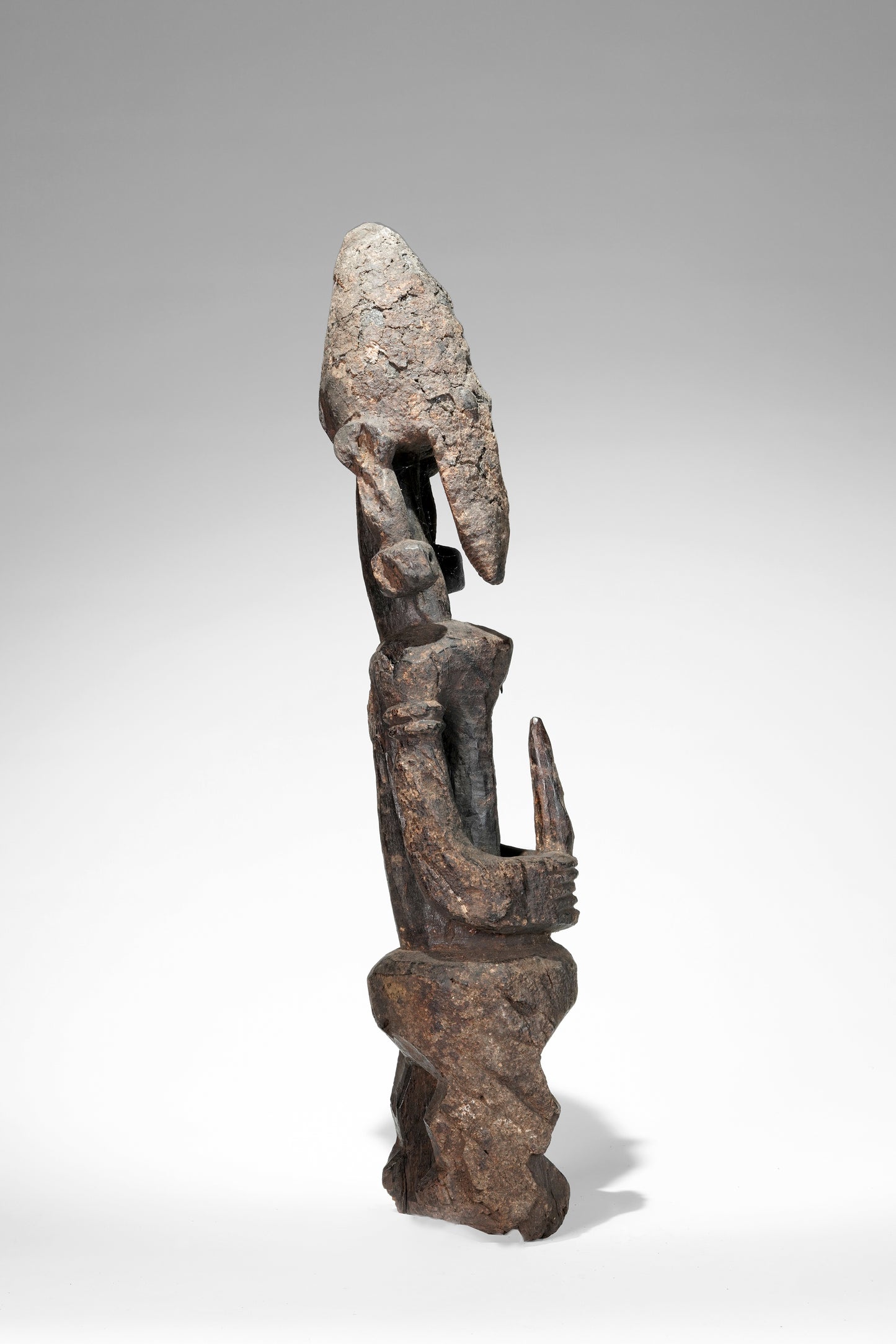 A high-aged male Jukun sculpture