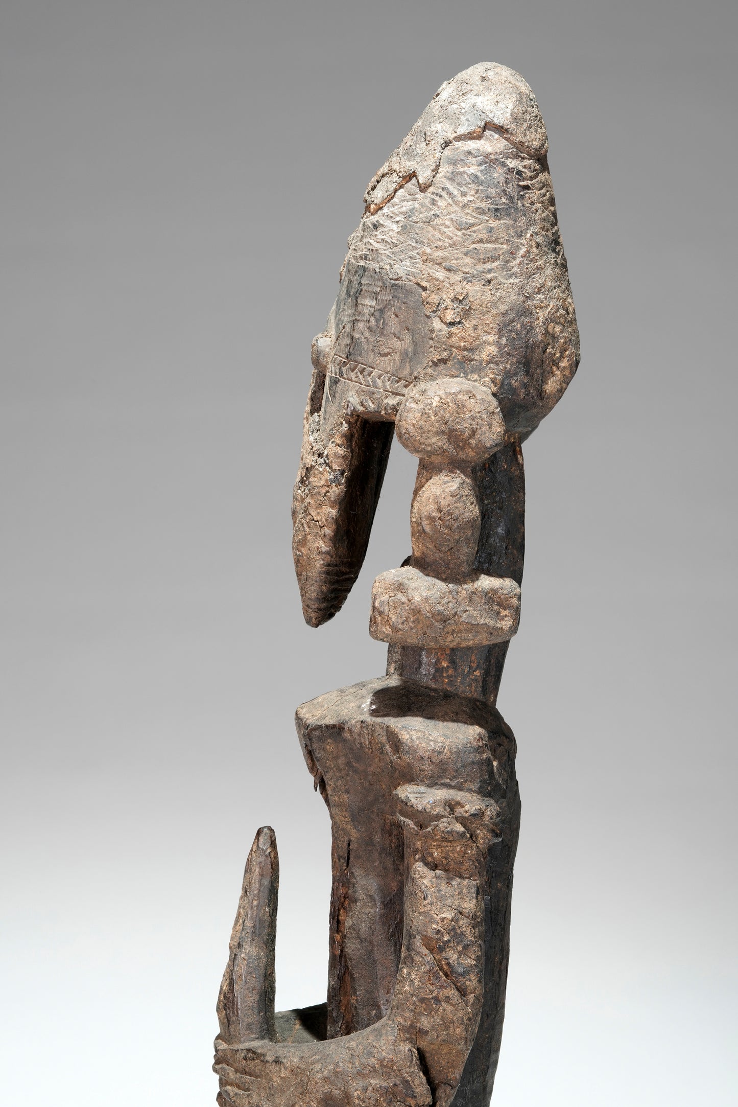 A high-aged male Jukun sculpture