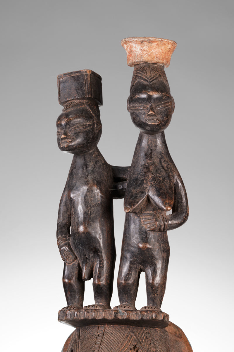 A rare and fine example of a Guro mask