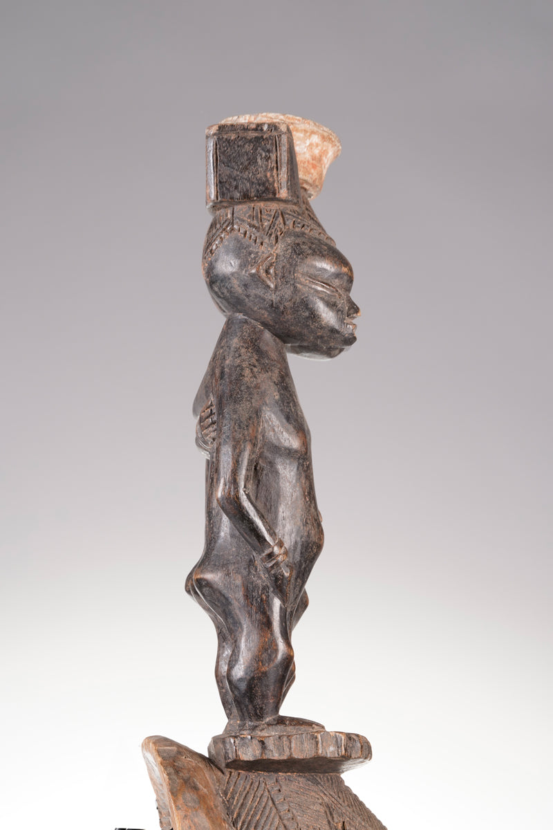 A rare and fine example of a Guro mask