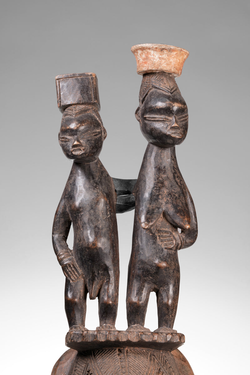 A rare and fine example of a Guro mask