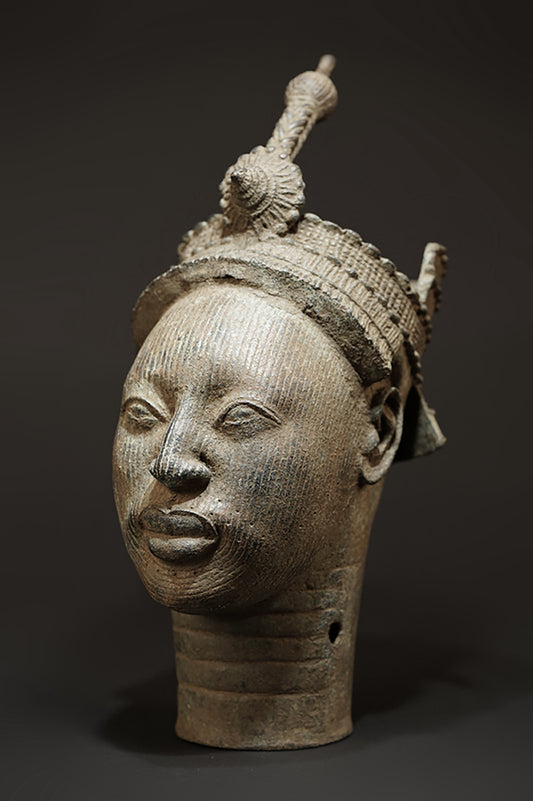 A bronze head from Ile-Ife