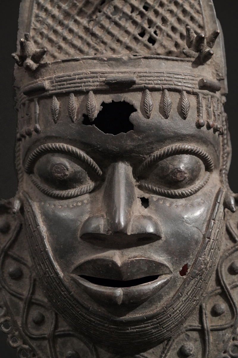 A Benin Bronze in the shape