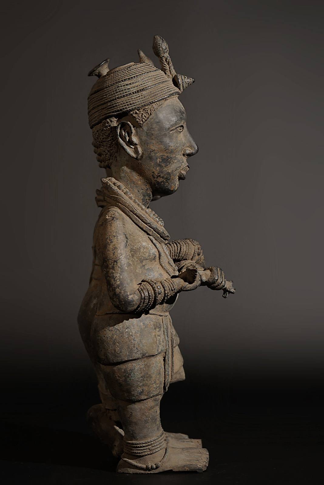 An Ife Bronze Couple