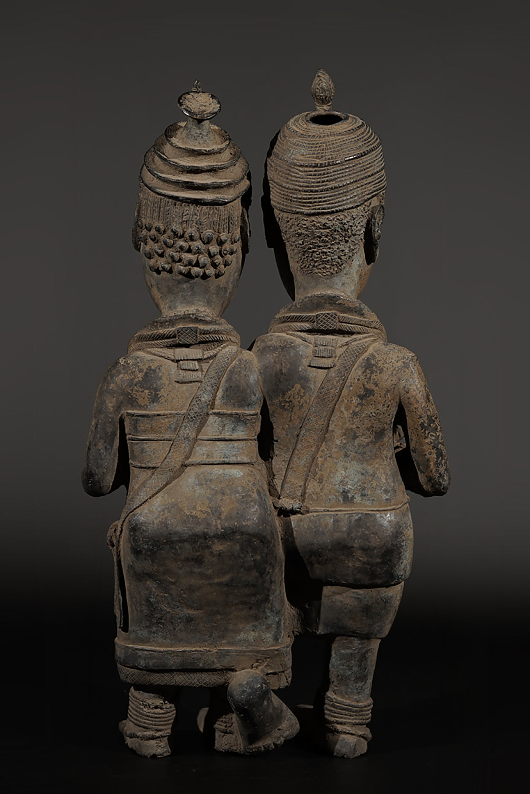 An Ife Bronze Couple