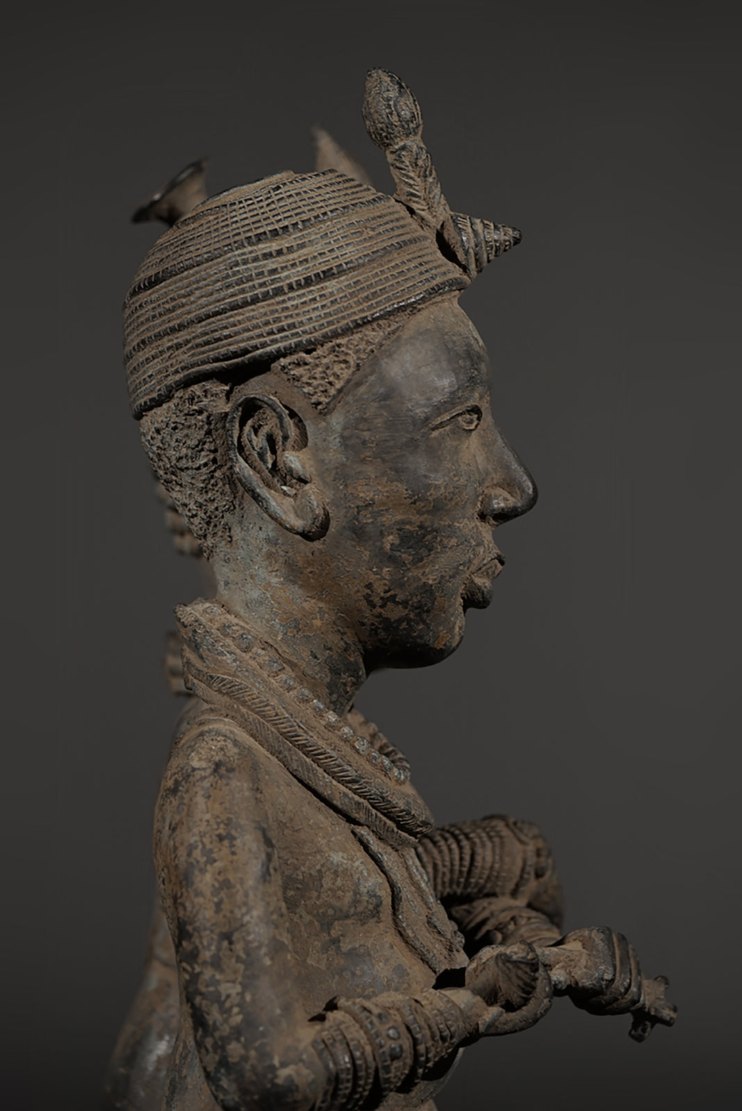 An Ife Bronze Couple