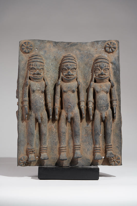 A Benin plate in the style of Benin