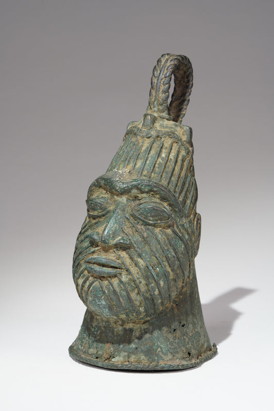A bronze head