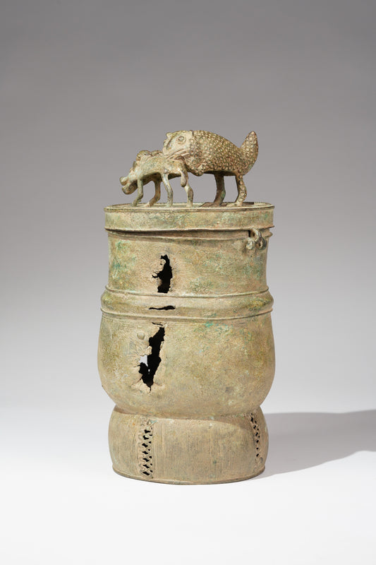 A fragmentary Akan Kuduo vessel