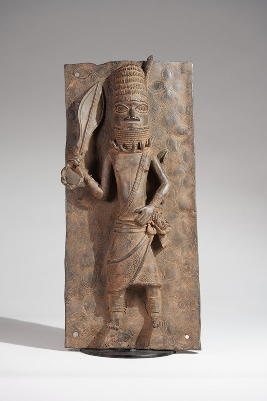 A plaque of Ìyàsẹ́ Royal Commander