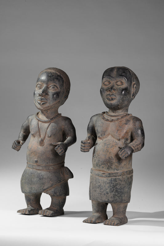 Two Esieku Figures