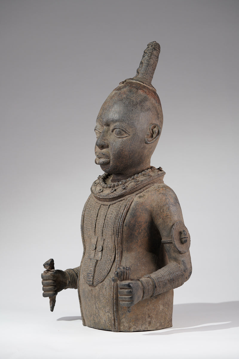 A Bronze of an Ooni (Oba)