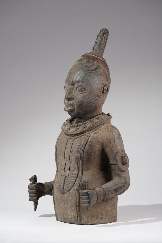 A Bronze of an Ooni (Oba)