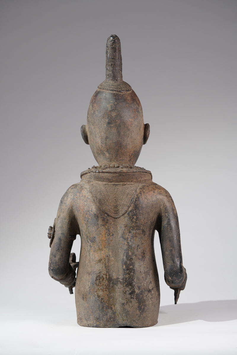 A Bronze of an Ooni (Oba)
