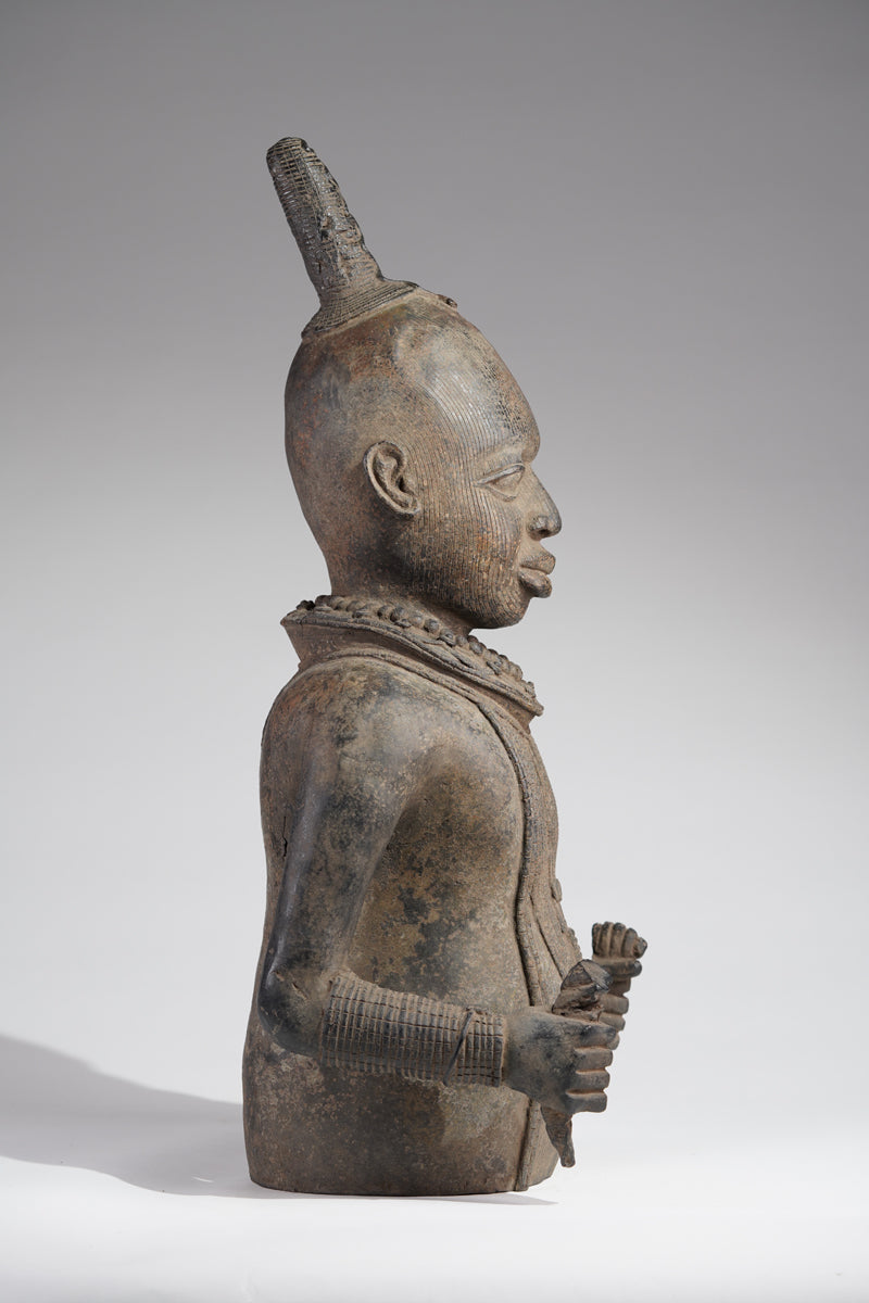 A Bronze of an Ooni (Oba)