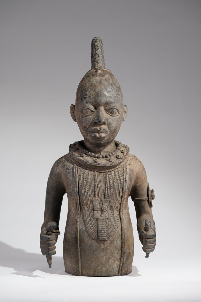 A Bronze of an Ooni (Oba)