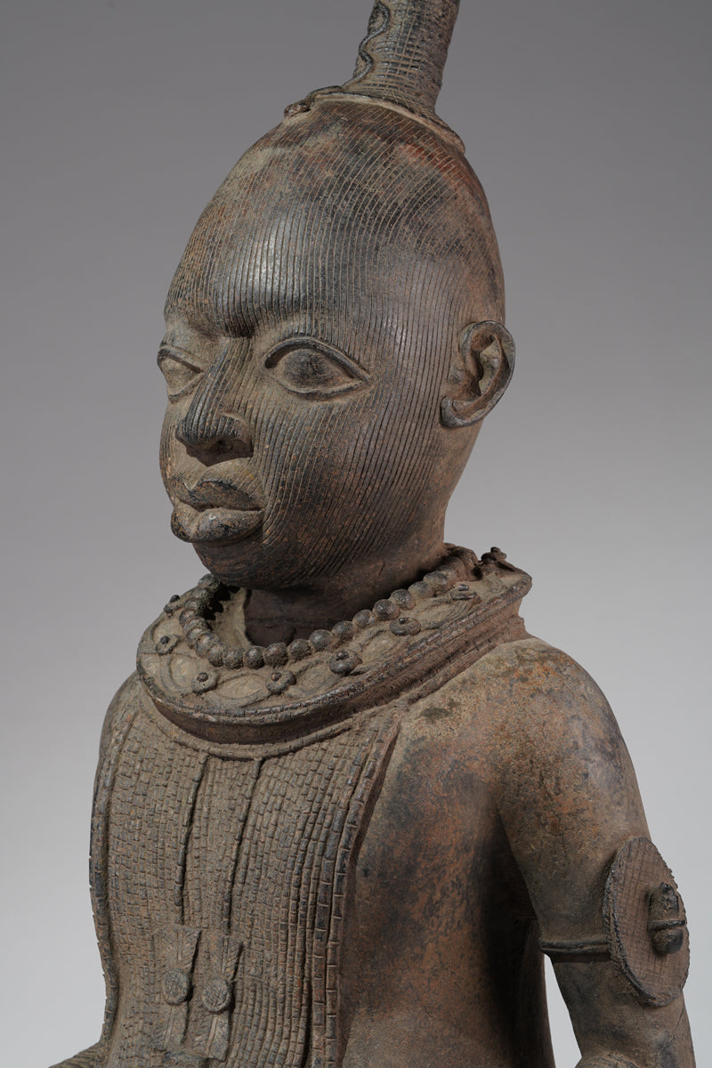 A Bronze of an Ooni (Oba)