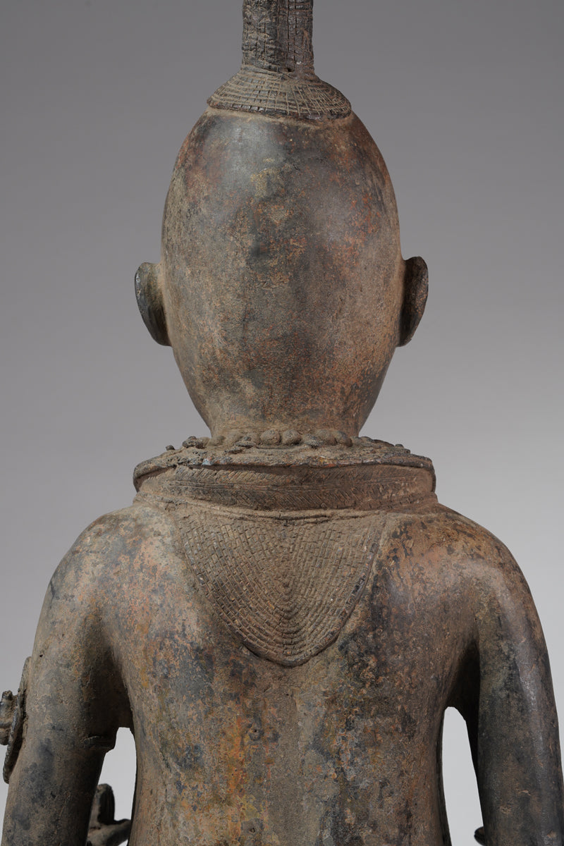 A Bronze of an Ooni (Oba)