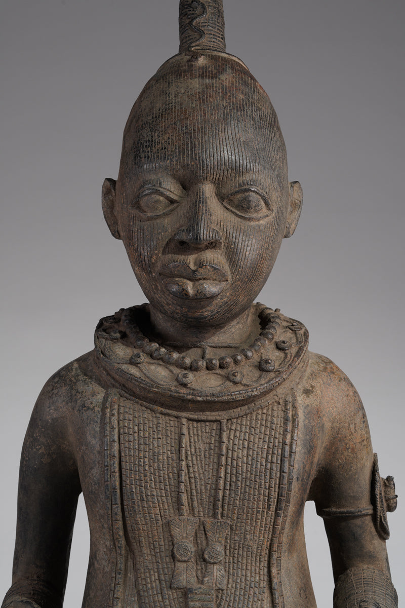 A Bronze of an Ooni (Oba)