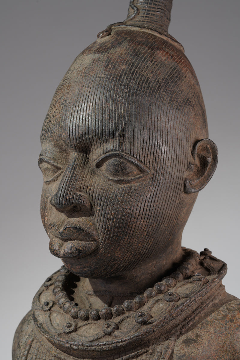 A Bronze of an Ooni (Oba)