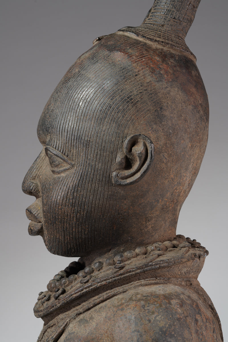 A Bronze of an Ooni (Oba)